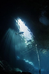 Saipan Grotto, late afternoon by Martin Dalsaso 